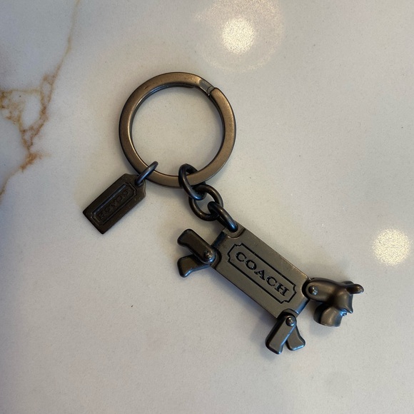 Rare Coach Metallic Dog Keychain! - Picture 1 of 8